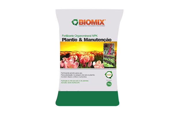 Fertilizante Orgânico (Organomineral Classe A) Plantio 3-12-6 Biomix